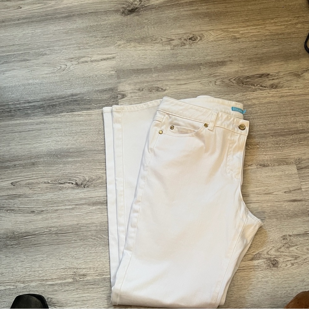 J. McLaughlin Women's White Jeans